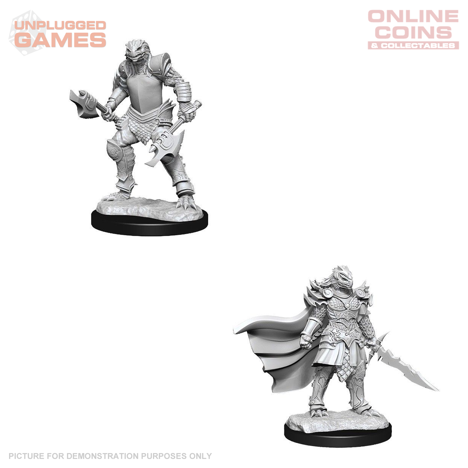 D&D Nolzurs Marvelous Unpainted Miniatures - Dragonborn Fighter Female